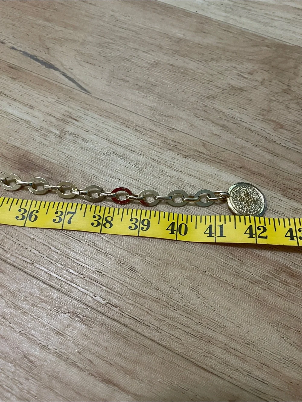 Chico's Gold and Silver Medallion Link Belt